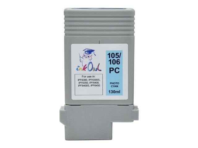 130ml Compatible Cartridge for CANON PFI-105PC and PFI-106PC PHOTO CYAN
